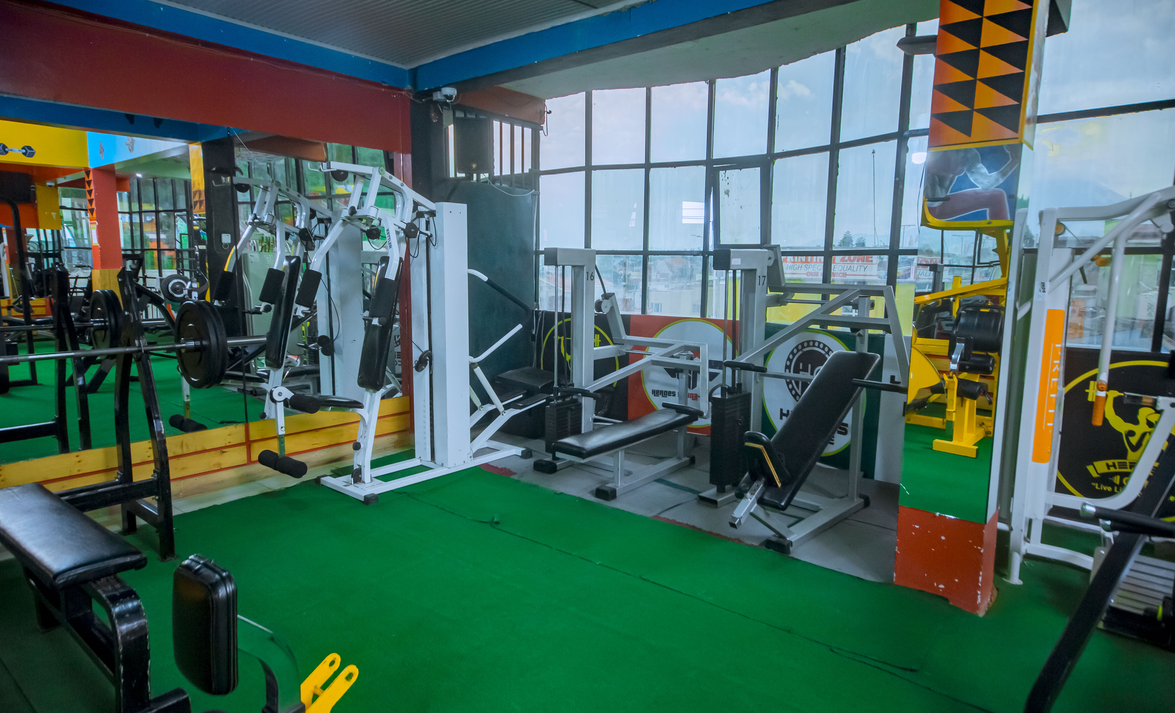 Training at Heroes Gym